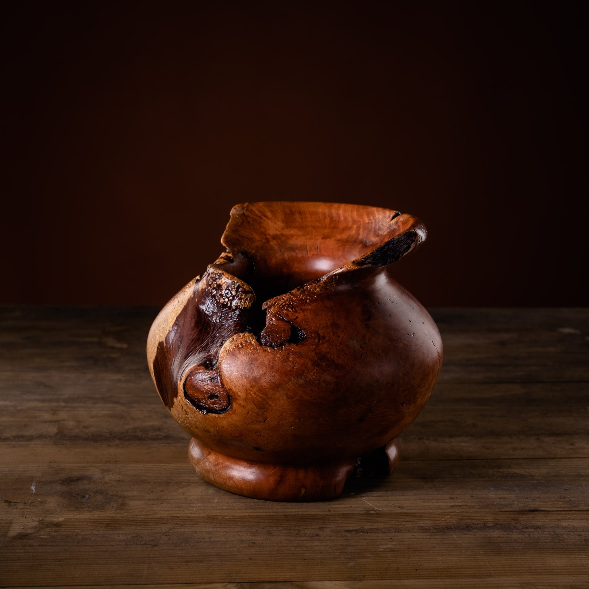 Luigi Calderan - Creazione al tornio legno V2